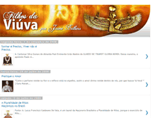 Tablet Screenshot of filhosdaviuva.com.br